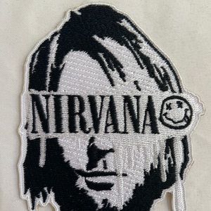 Rare Kurt Cobain Face Patch